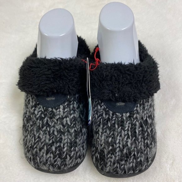 Dluxe by Dearfoams No Sweat Comfort Memory Foam Slippers, size‎ 5/6 - Picture 2 of 9